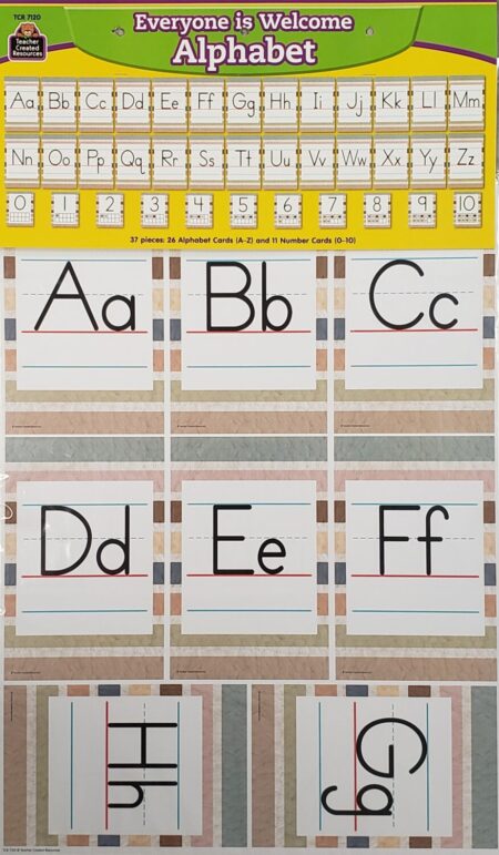 Everyone is Welcome Alphabet