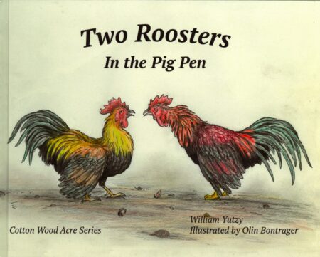 Two Roosters in the Pig Pen