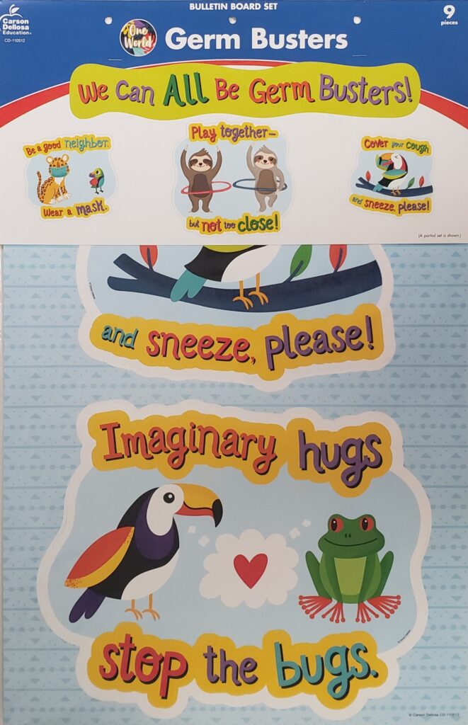 Germ Busters Bulletin Board Set - Home Messenger