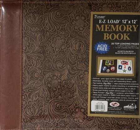 11.75 x 14 Jumbo Memory Scrapbook Navy - Home Messenger