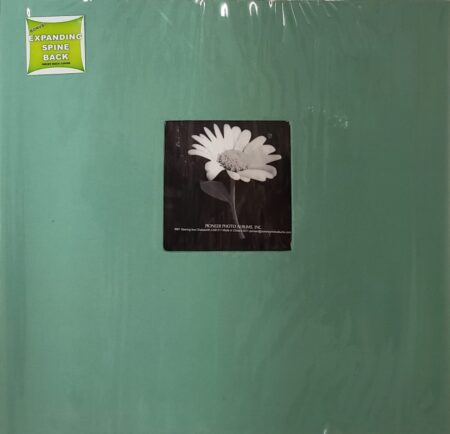 12 x 12 Cloth Memory Book Aqua/Seafoam