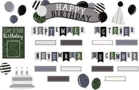 Modern Farmhouse Happy Birthday Mini Bulletin Board Set