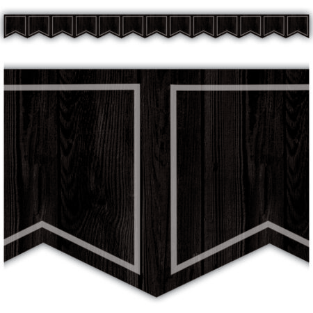 Modern Farmhouse Black Pennants Trim