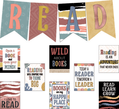 Wonderfully Wild Read Bulletin Board Set