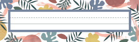 Wonderfully Wild Name Plates