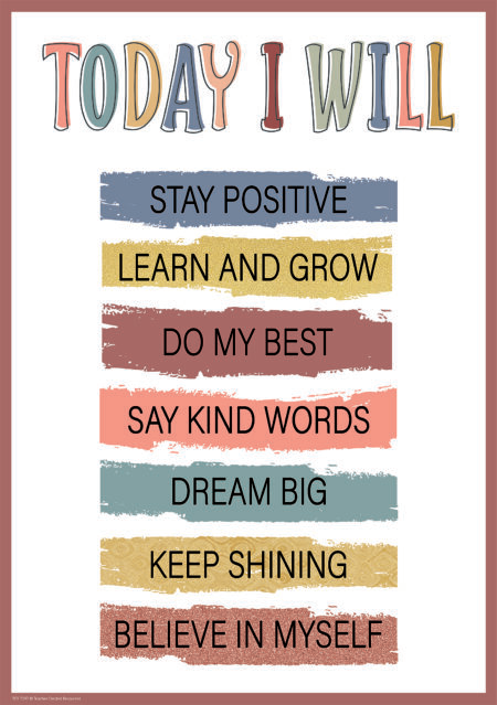 Wonderfully Wild Today I Will Poster