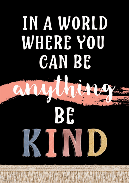 Wonderfully Wild Be Kind Poster