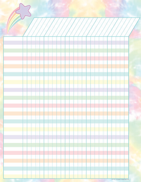 Pastel Pop Incentive Chart