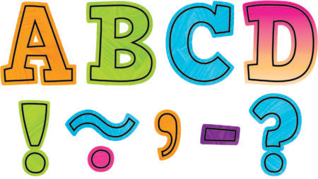 Brights 4Ever Bold Block Letters 4"