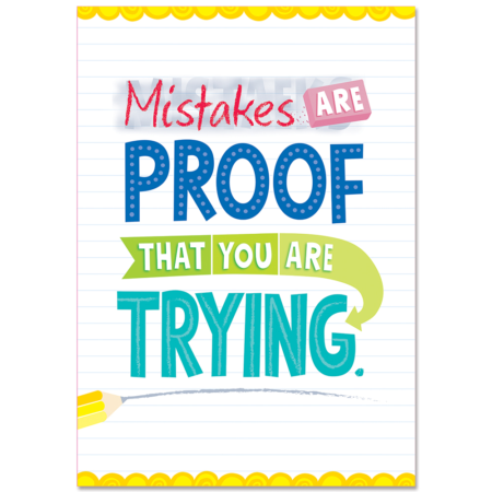 Mistakes are Proof Poster
