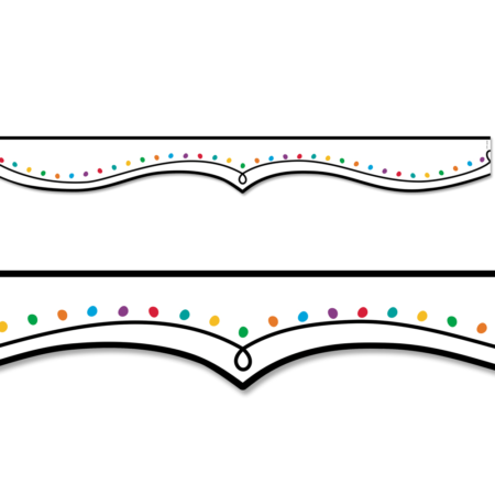 Color Dotted Swirl Trim