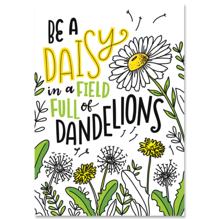 Be A Daisy Poster