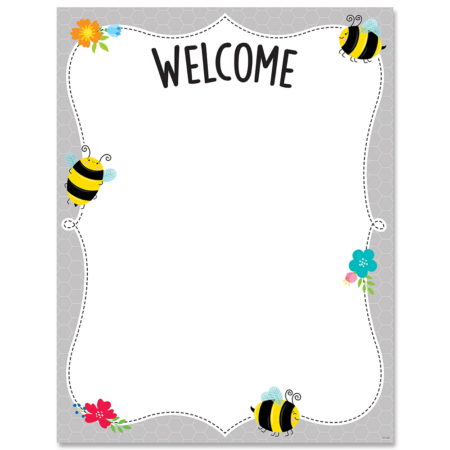 Bees Welcome Poster