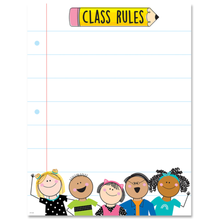 Stick Children Class Rules Poster