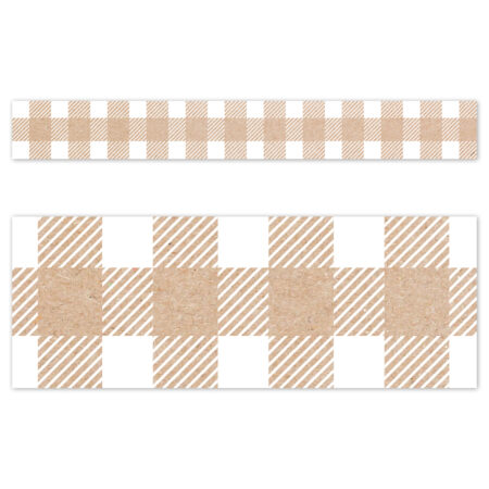 Krafty Pop Buffalo Check Trim