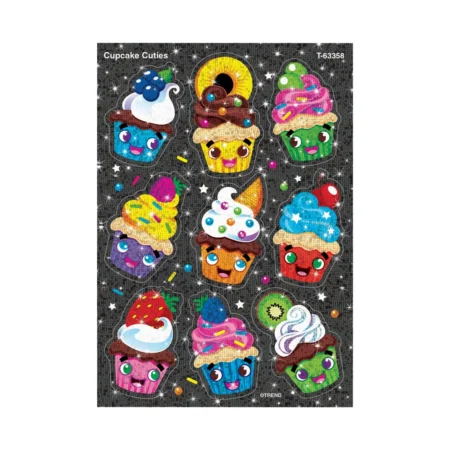 Sparkle Cupcake Cuties Stickers