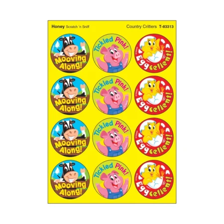 Scratch 'n Sniff Country Critter Stickers
