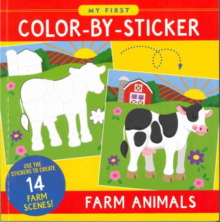 Color-By-Sticker Farm Animals