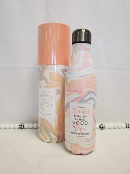 Water Bottle SS Give Thanks to the Lord