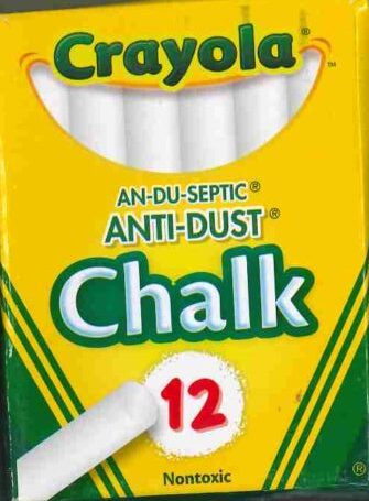 White Anti-dust Chalk