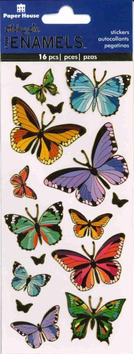 Sticker Enamel Butterfly