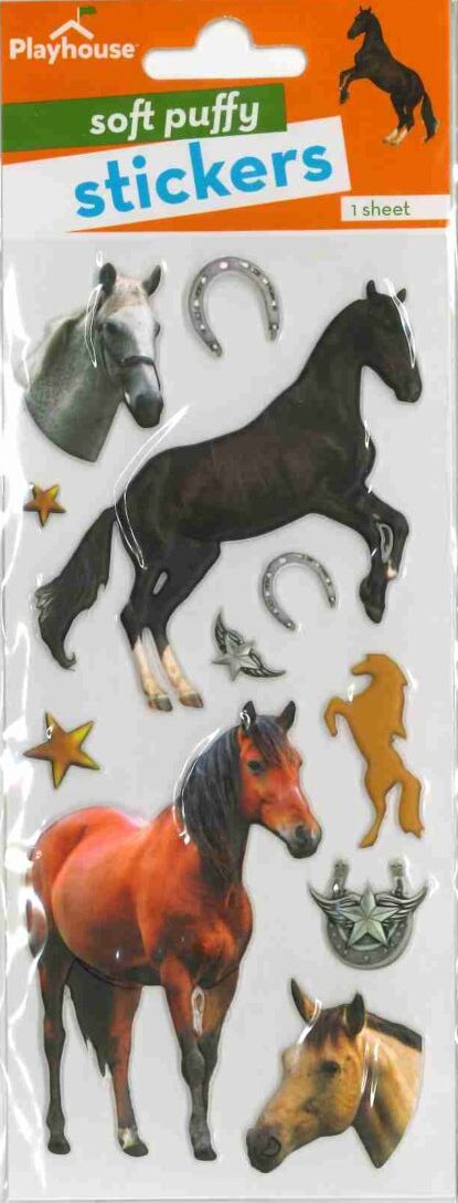 Stickers Puffy Horses