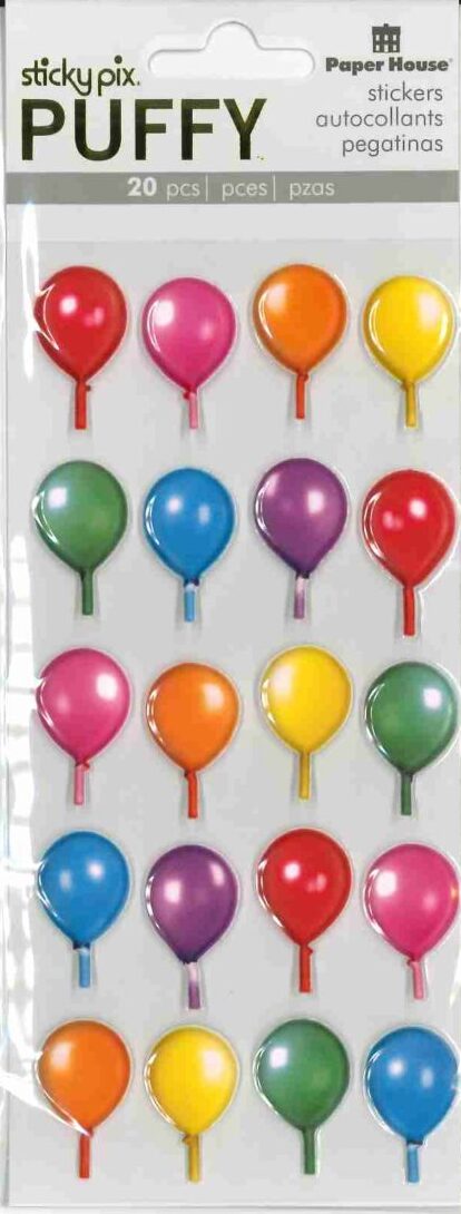 Stickers Puffy Balloons