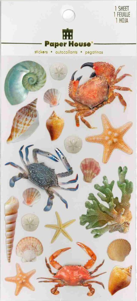Stickers 3D Sea Shells