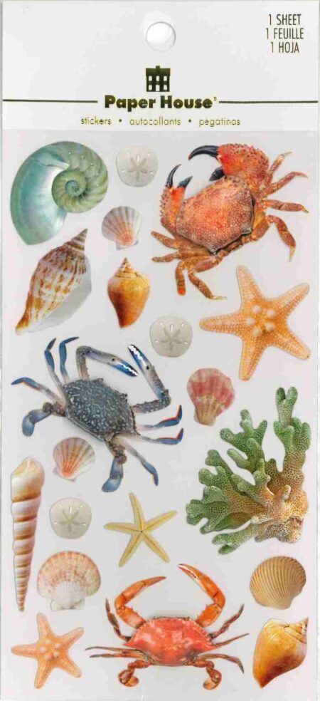 Stickers 3D Sea Shells