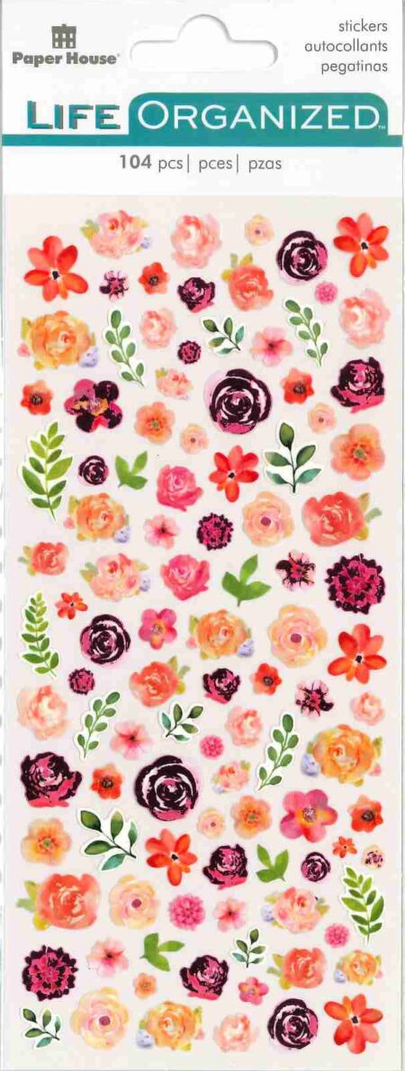 Stickers Mixed Flowers Micro