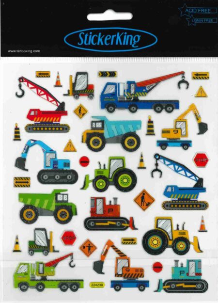 Stickers Construction Vehicles