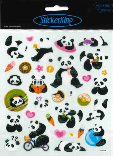 Stickers Panda Bears