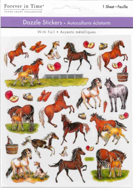 Stickers Horse w/ Apples