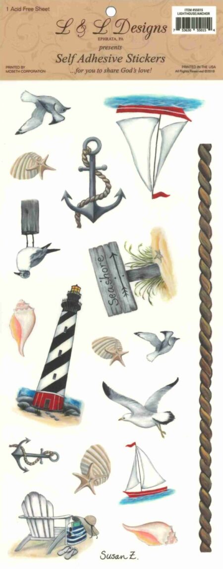 Stickers Lighthouse/Anchor