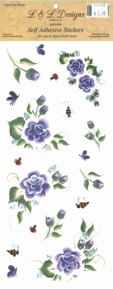 Stickers Lavender Luanna Rose