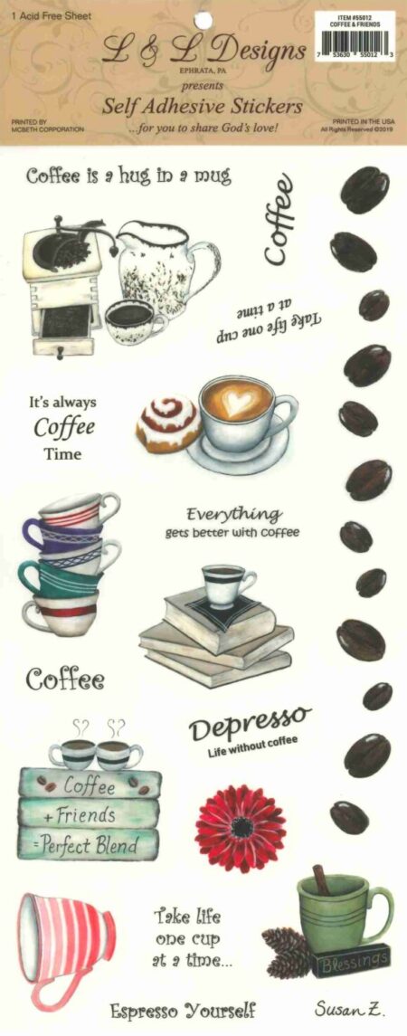 Stickers Coffee & Friends