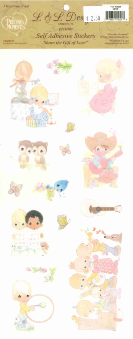Stickers Precious Moments Music