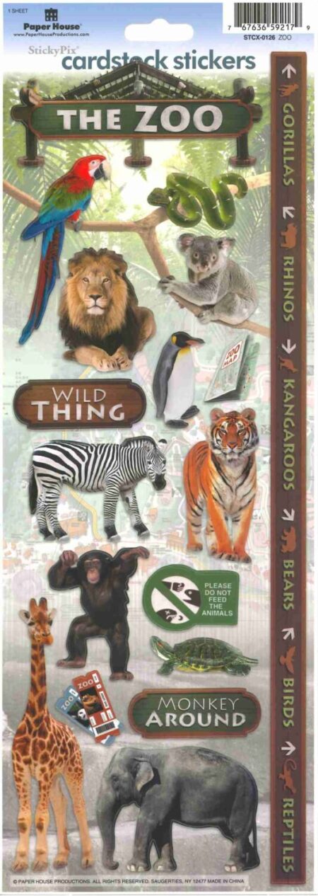 Zoo Cardstock