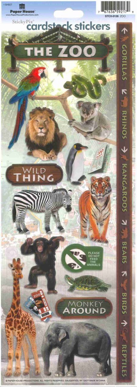 Zoo Cardstock