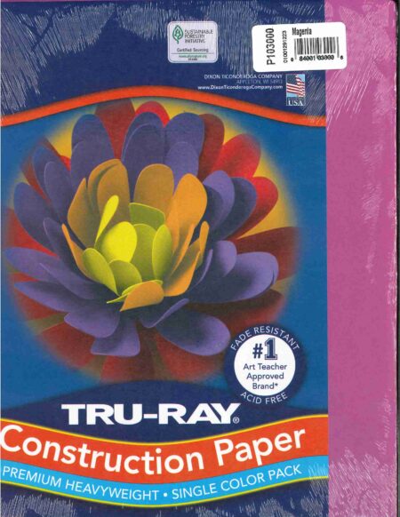 Construction Paper Magenta