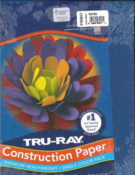 Construction Paper Royal Blue