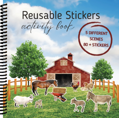 Reusable Stickers Activity Book